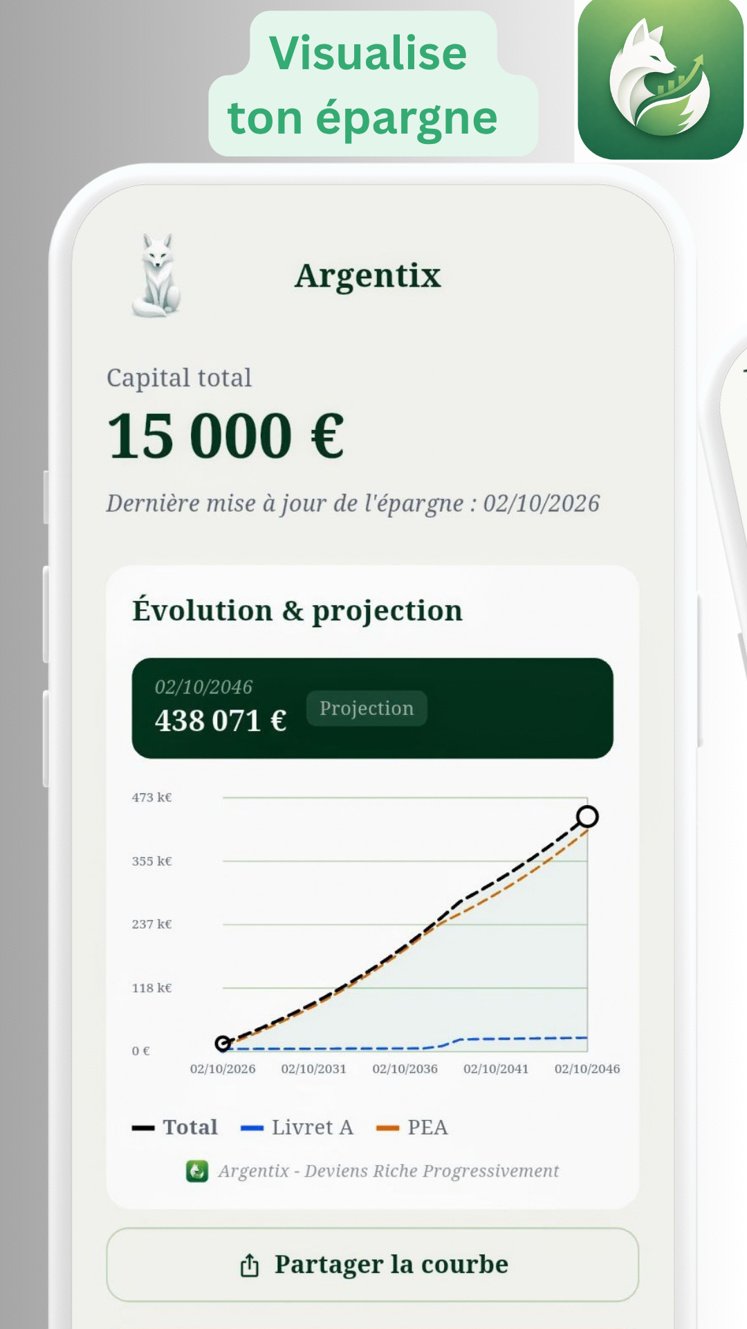 Argentix - Visualise ton épargne